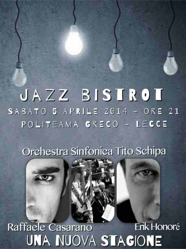 Jazz Bistrot: concerto-evento con Casarano e l’Orchestra Schipa